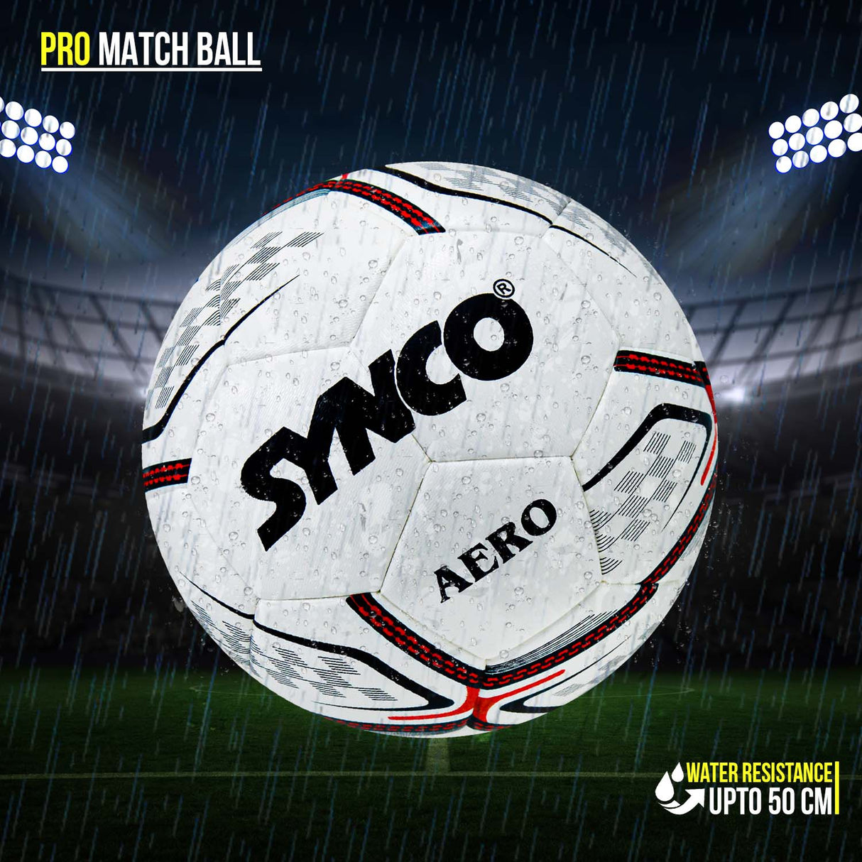 Synco Aero Thermobonded Football | TPU Professional Match Ball