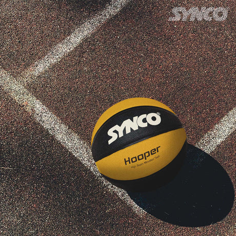 Synco Hooper Basketball (Size-5) Yellow-Black