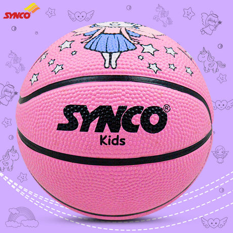 Synco Little Champ Basketball (Size-1) Pink