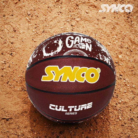 Synco Culture Basketball (Size-5) Brown-white