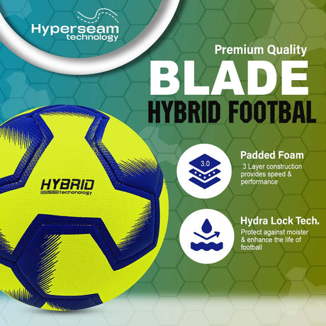 Synco Blade Hybrid Football TPU with Hydralock Tech (Yellow)