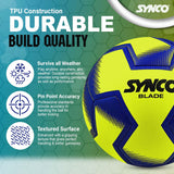 Synco Blade Hybrid Football TPU with Hydralock Tech (Yellow)