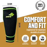 Synco Bolt Shin Guard with Sleeve Combo | Shin Guard for Football | Size- Medium