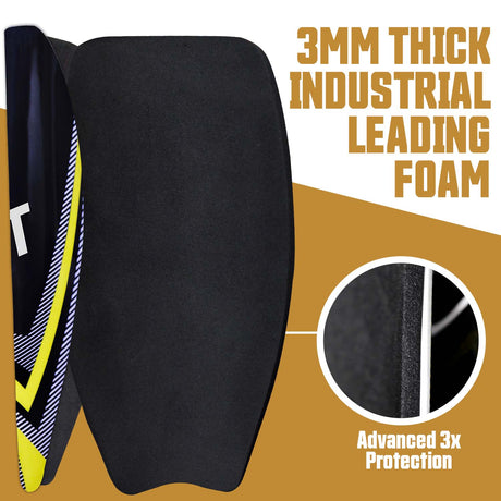 Synco Bolt Slipin Shin Guard Medium Size (Pack of 2)