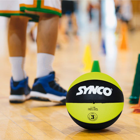 Synco Young Champ Basketball (Size-3) Green-Black