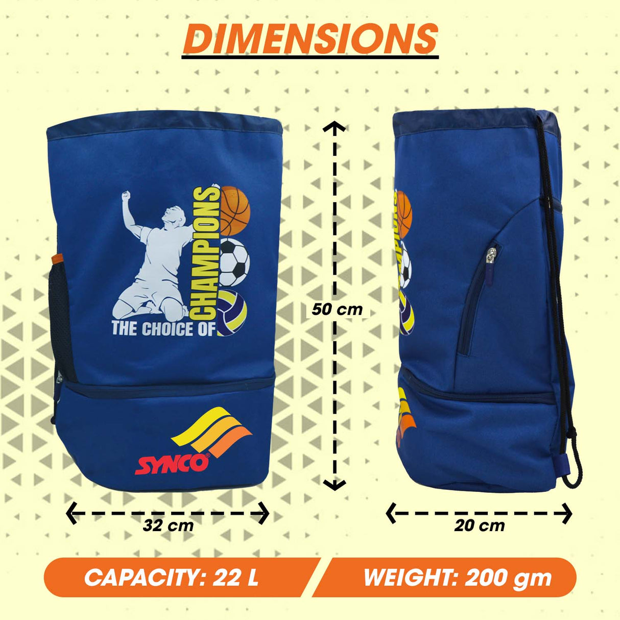 Synco Champion Ball carry Bag