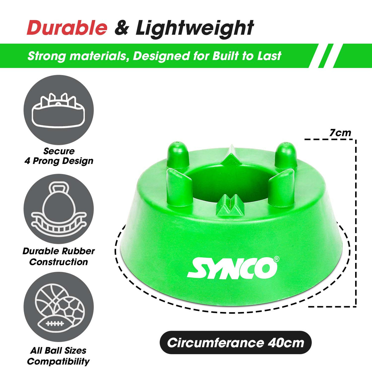 Synco Club Kicking Tee (Green)