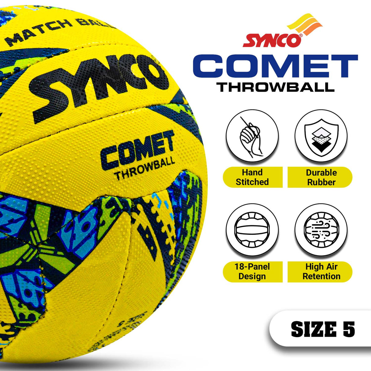 Synco Comet Throwball (Size-5)