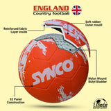 Synco Country Flag Football - England (Size-5)