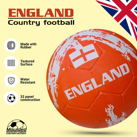 Synco Country Flag Football - England (Size-5)
