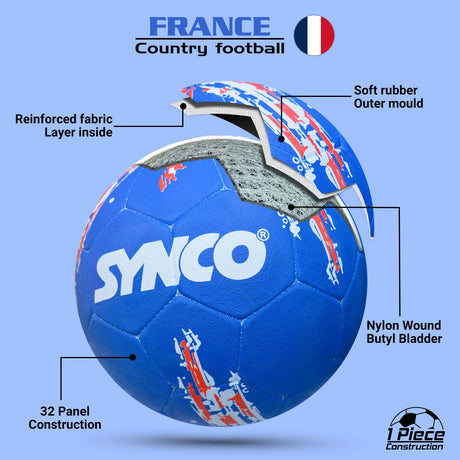 Synco Country Flag Football - France (Size-5)