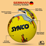 Synco Country Flag Football - Germany (Size-5)