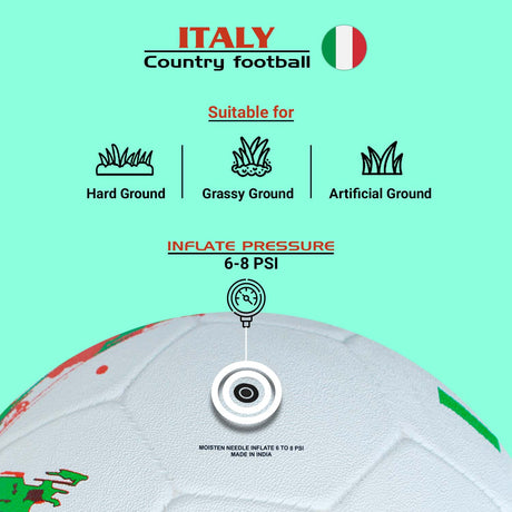 Synco Country Flag Football - Italy (Size-5)