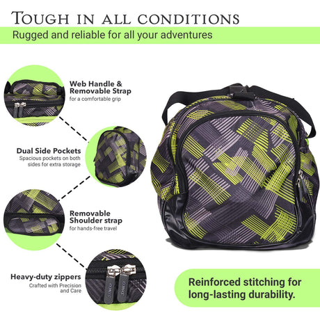 Synco Cruise Duffle Bag (M) Camo Green