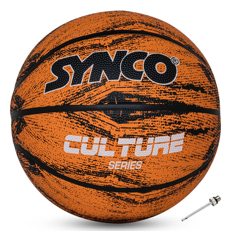 Synco Culture Basketball (Size-6) Orange-Black