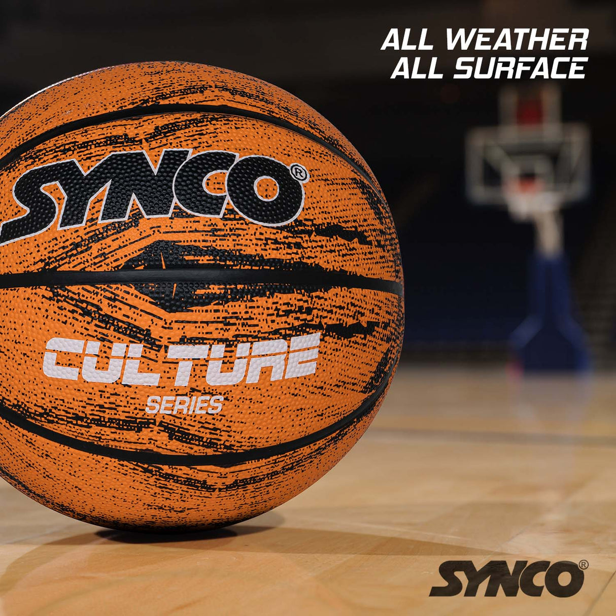 Synco Culture Basketball (Size-6) Orange-Black