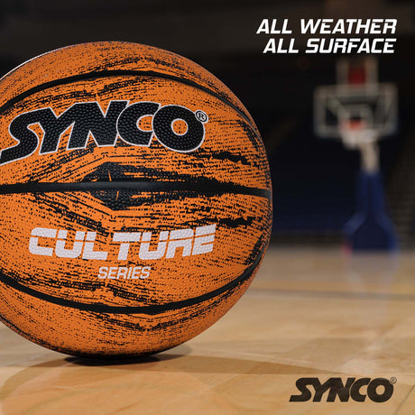 Synco Culture Basketball (Size-6) Orange-Black