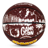 Synco Culture Series Men's Basketball (Size-7) Brown-white