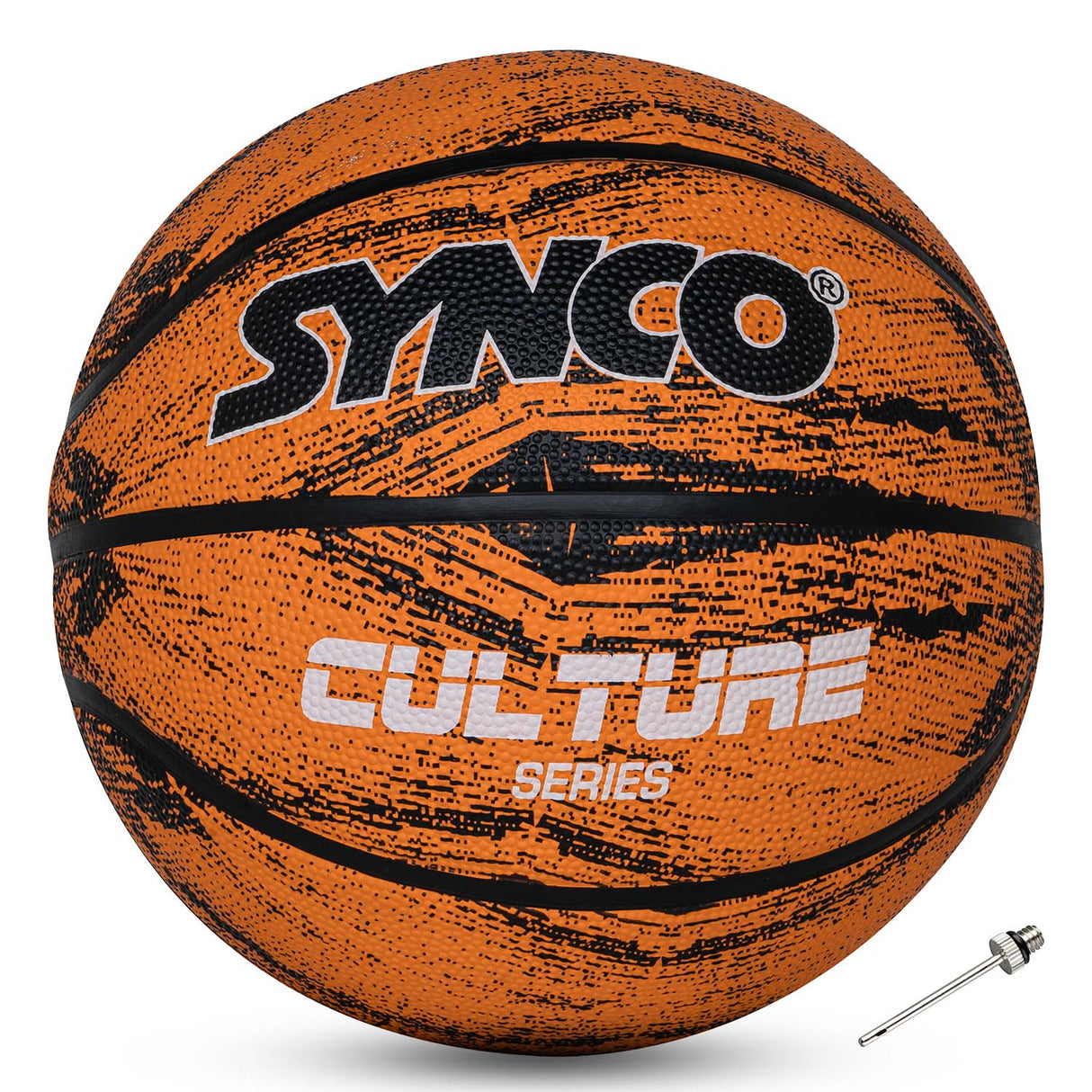 Synco Culture Series Men's Basketball (Size-7) Orange