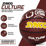 Synco Culture Basketball (Size-5) Brown-white
