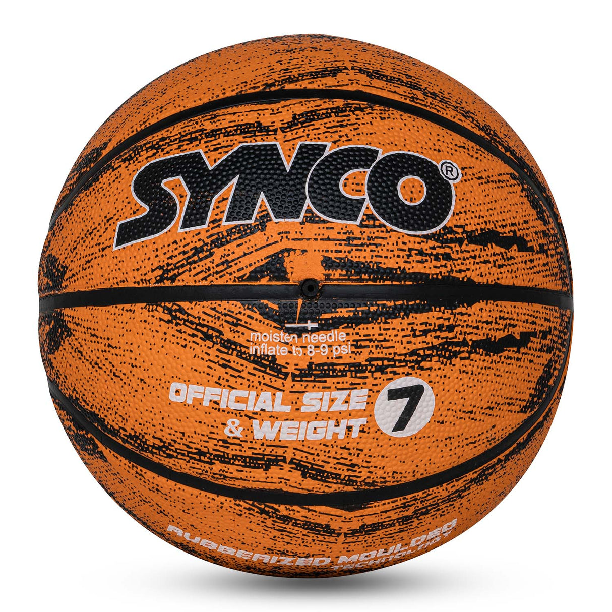 Synco Culture Series Men's Basketball (Size-7) Orange