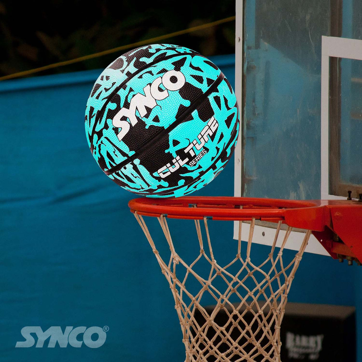 Synco Culture Basketball (Size-5) Blue-Black