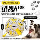 Synco Dog Football Graphic Yellow with Holding Loops
