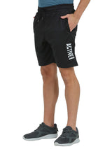 Synco Flex Active Sports Shorts for Men (Black)