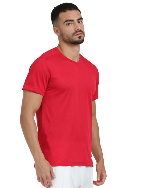 Synco Flo Fit Sports Tshirt Men(Red) -Sportswear & Activewear