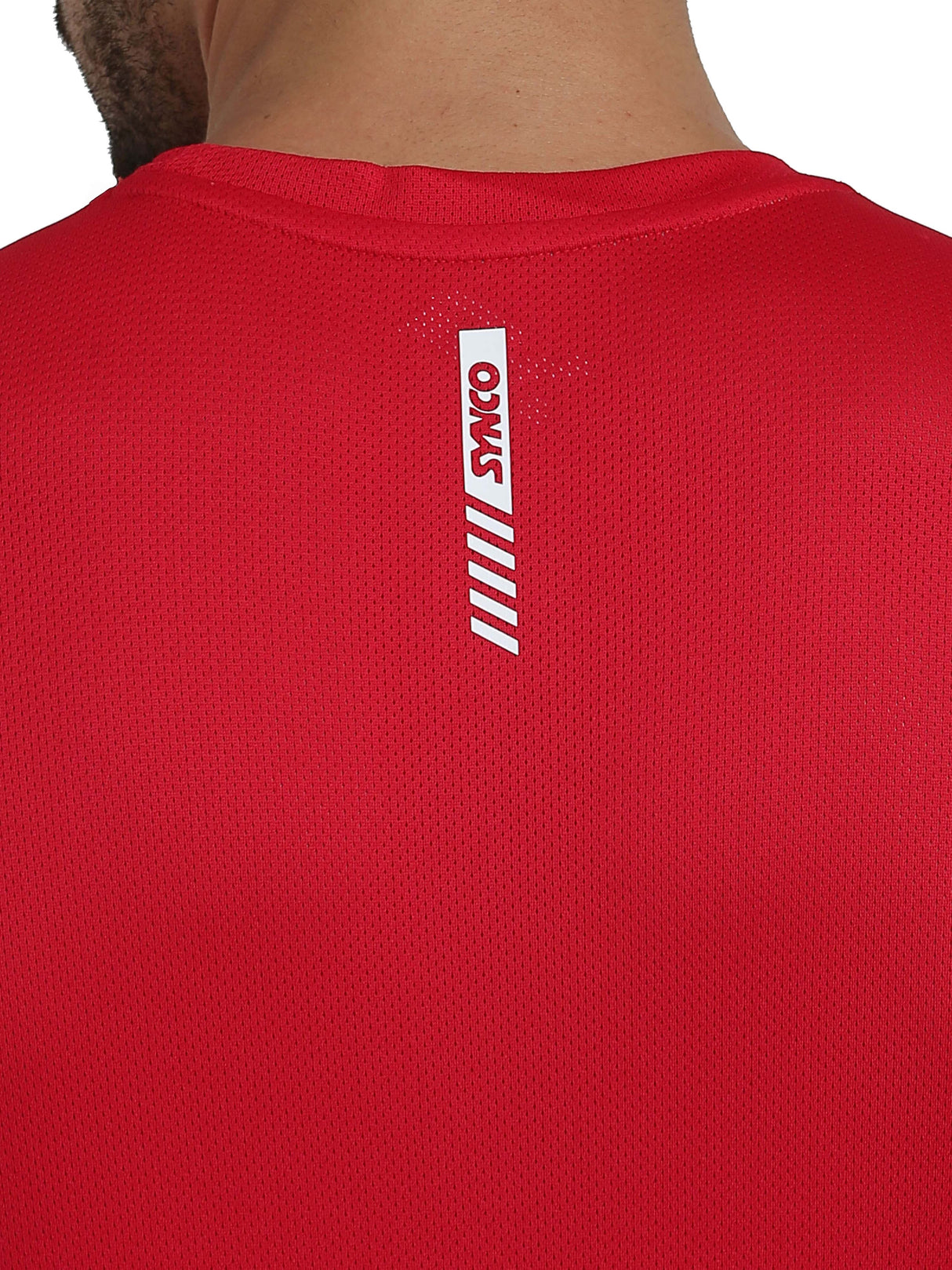 Synco Flo Fit Sports Tshirt Men(Red) -Sportswear & Activewear