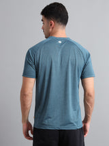Synco Fusion Sports Tshirt for Men(Blue) -Ideal for Running,Gym