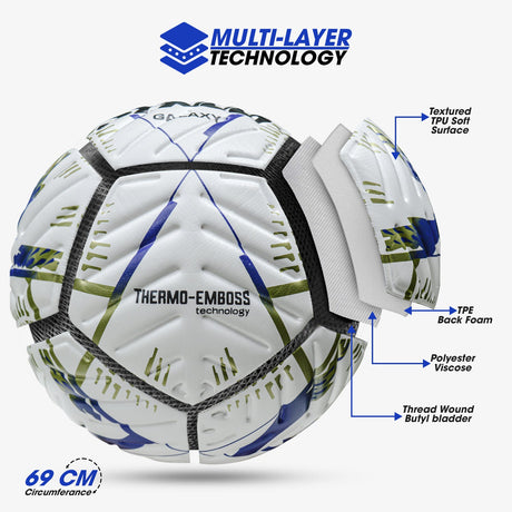 Synco Galaxy Embossed Football | Professional Match Ball