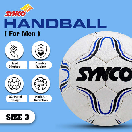 Synco Hawk Handball Size-3 (for Men) white