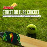 Synco Cricket Tournament Rubber Tennis Ball | Combo Pack of 4 | Color-Neon (Heavy Tennis Balls)