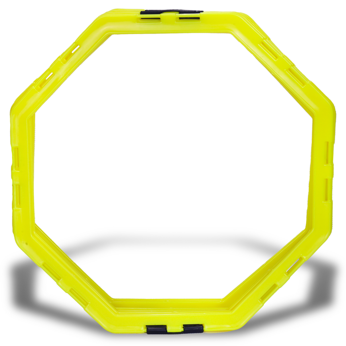 Synco Hex Hoop ring (Set of 6 ) Yellow