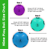 Synco Home Play Football for Kids | Beach Ball | Soft Toy Ball | Size- 3 (Pack of 2)