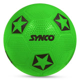 Synco Home Play Football for Kids | Beach Ball | Soft Toy Ball | Size- 3 (Pack of 2)