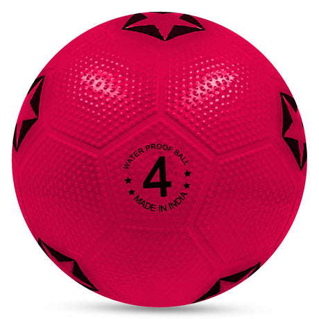 Synco Home Play Football for Kids | Beach Ball | Soft Toy Ball | Size- 4 (Pack of 2)