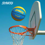 Synco Hooper Basketball (Size-5) Blue-Yellow