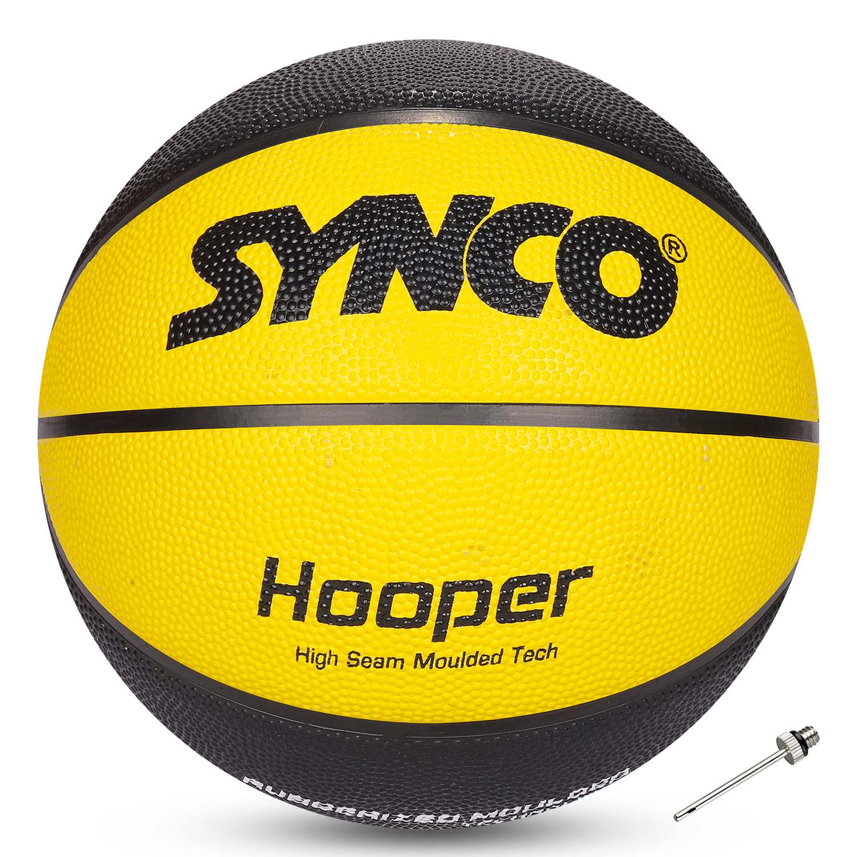Synco Hooper Basketball (Size-5) Yellow-Black