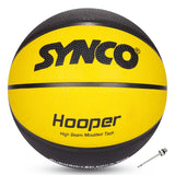 Synco Hooper Basketball (Size-5) Yellow-Black