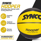 Synco Hooper Basketball (Size-5) Yellow-Black