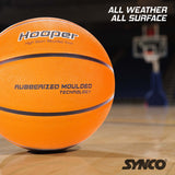 Synco Hooper Basketball (Size-6) Orange