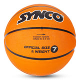 Synco Hooper series Men's Basketball (Size-7) Orange