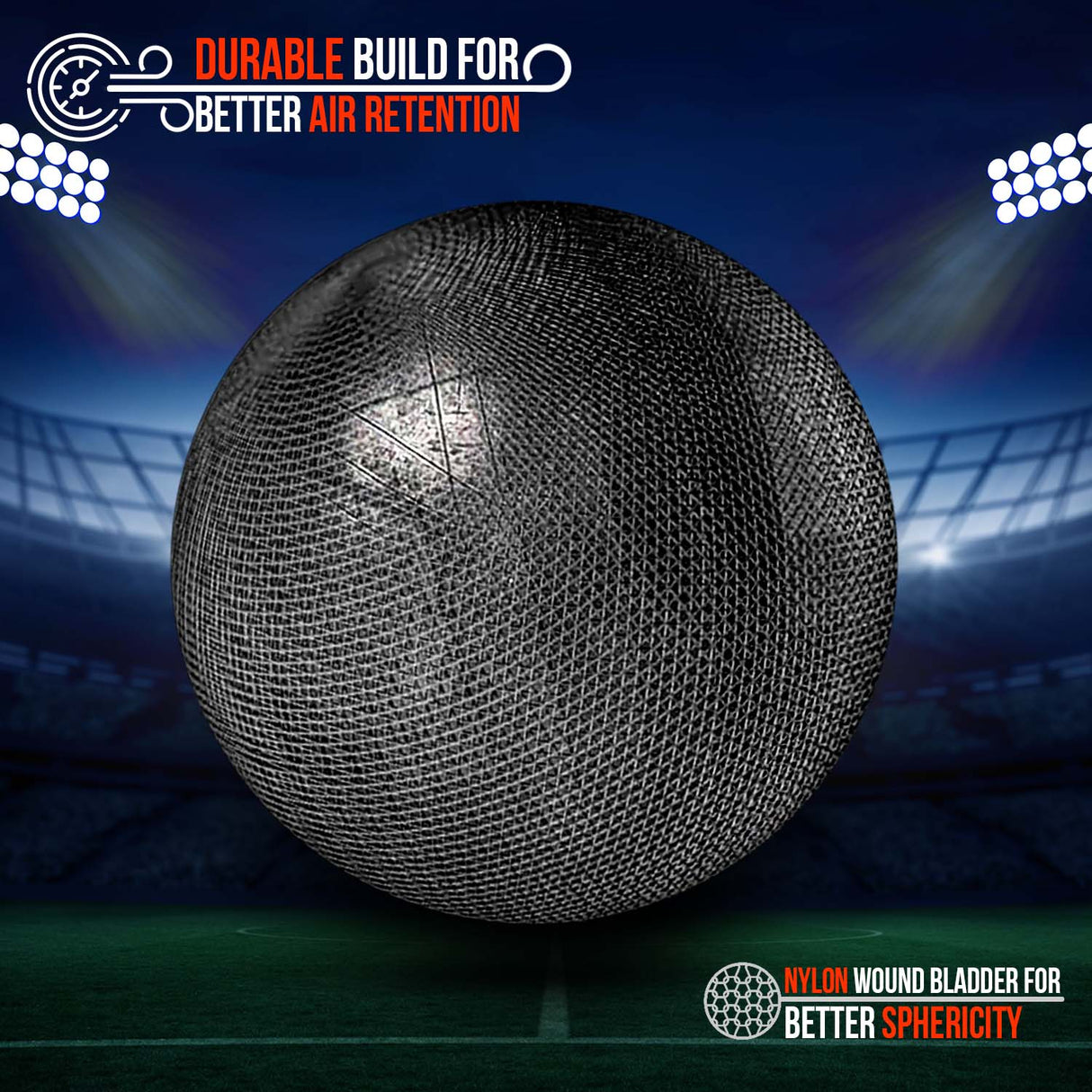 Synco Hybrid Football Hydra Pro | 100% Water Sealed | Match Ball | Size 5