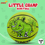 Synco Little Champ Basketball (Size-1) Green