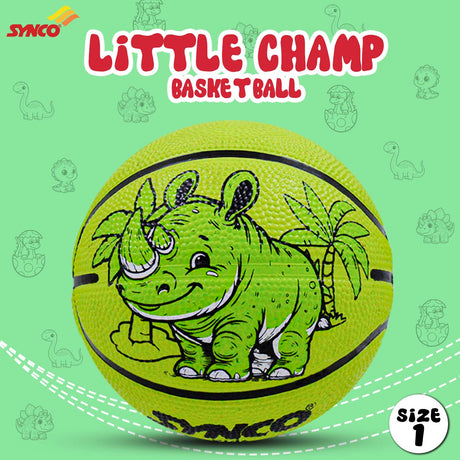 Synco Little Champ Basketball (Size-1) Green