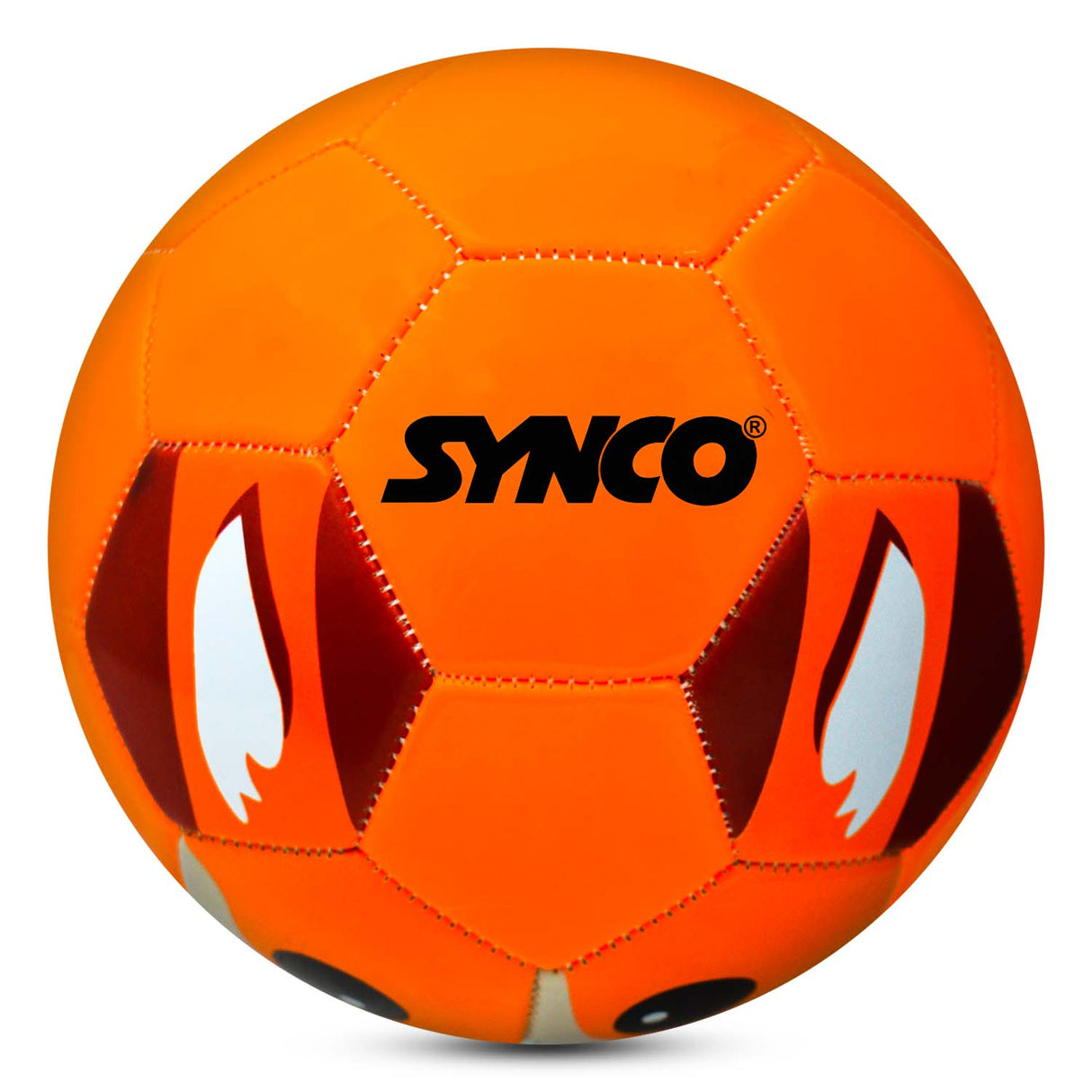 Synco Kids Football | Fox Faced Soft PVC Material | For Indoor & Outdoor Gameplay | Size-3