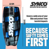 Synco Maestro Shin Guard with Sleeve combo | Shin Guard for Football | Size- Medium