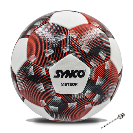 Synco Meteor Football | FIFA Standard Professional Match Ball | Hand Stitched PU Material | Size- 5